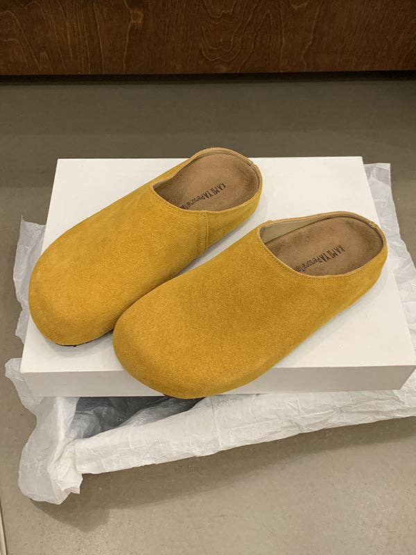 VividLux - Wholesale Slippers - Women's - Round-Toe Split-Joint Flat Shoes Slippers&Mules25