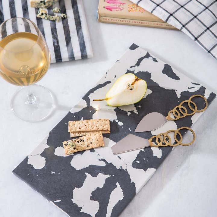 Serein Wellness - Wholesale Cheese Spreader - Cheese Knife Set - 2 Pieces Luxury Charcuterie Knives3