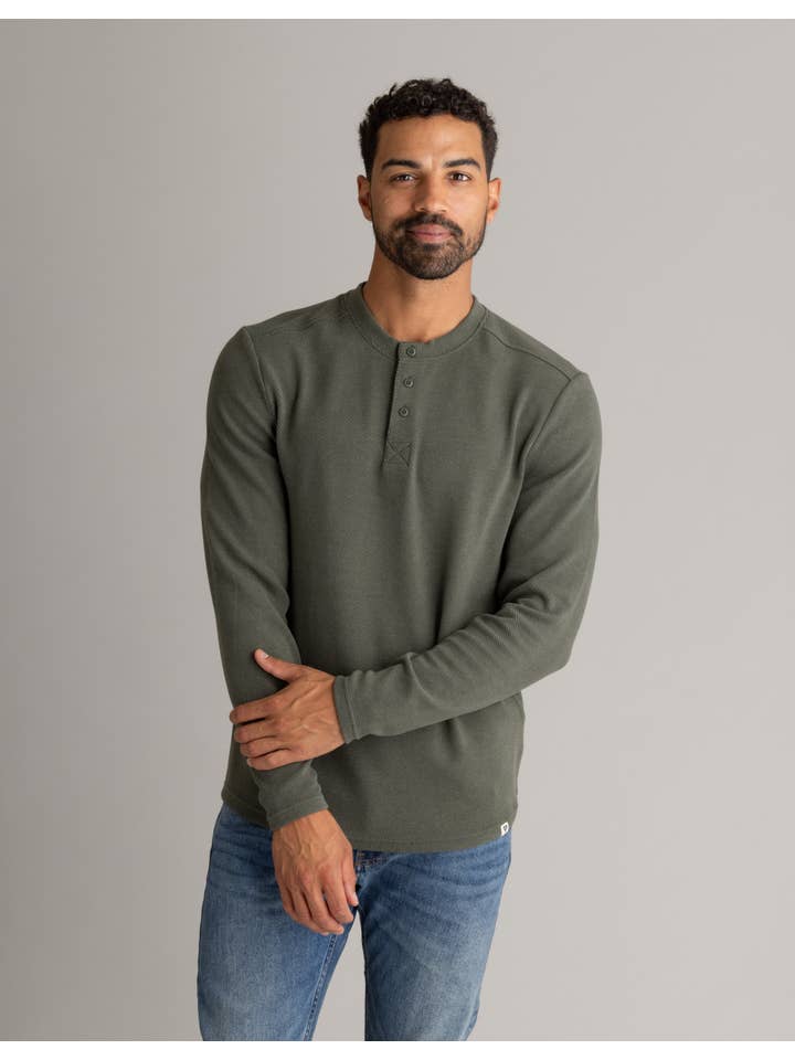 LIV Outdoor - Wholesale T-Shirt - Men's - Men's Lichen Stretch Flannel Henley6