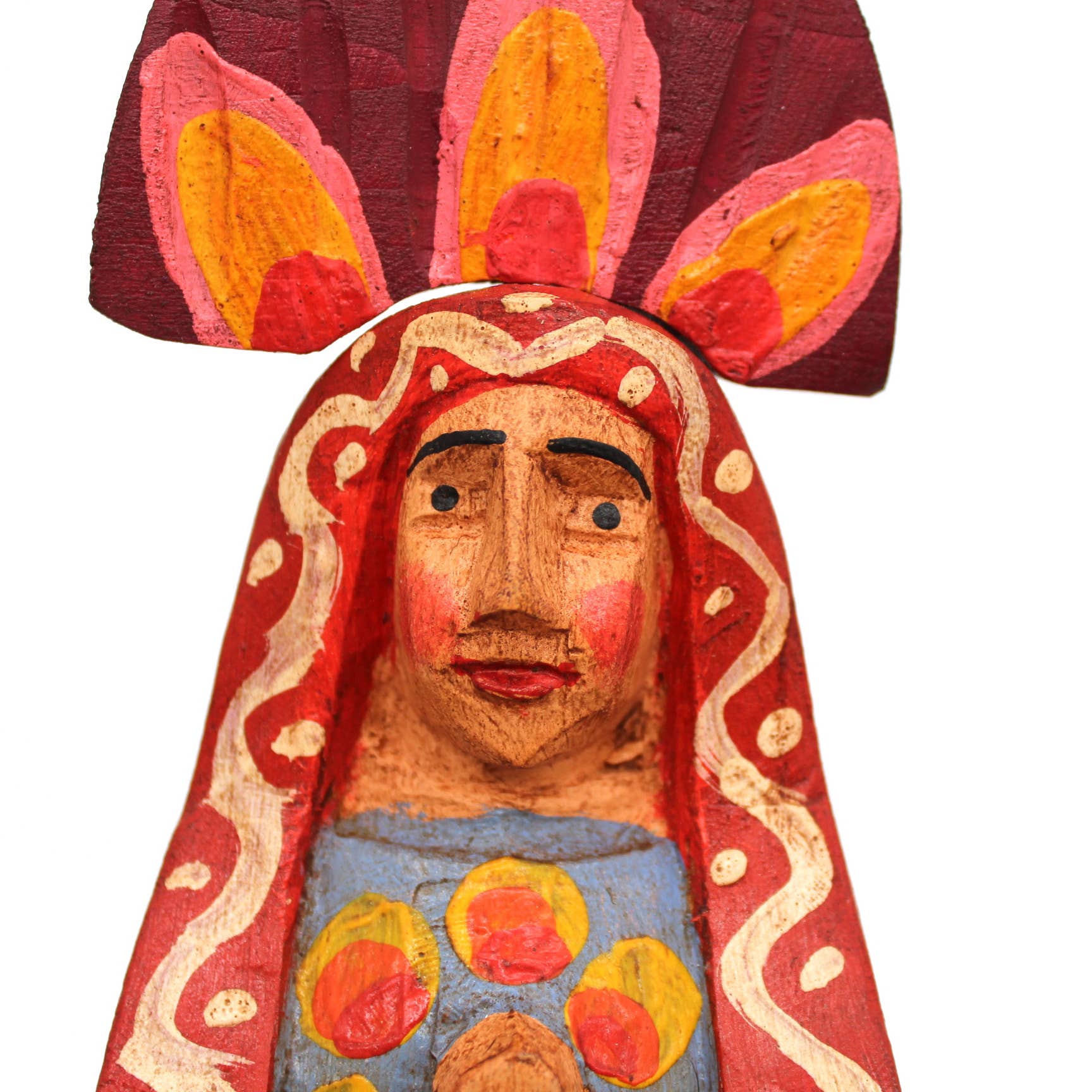 Magnolia Casual - Wholesale Decorative Figurine - Wooden - Virgin Guadalupe Figure - Home Decor3