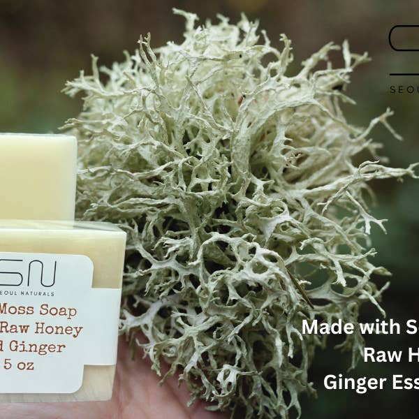 Seoul Naturals - Wholesale Bar Soap - Sea Moss Soap with Raw Honey and Ginger - Wholesale1