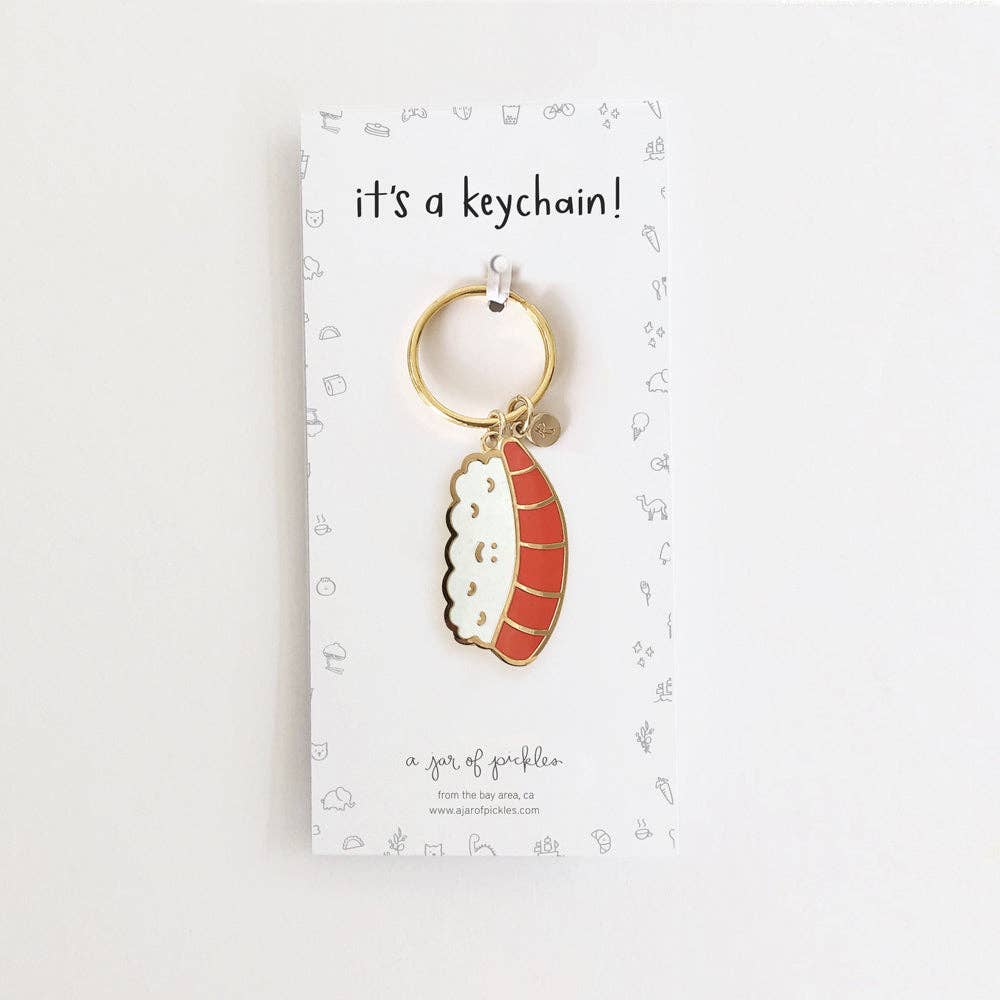A Jar Of Pickles - Wholesale Keychain – Women's - Sushi Enamel Keychain