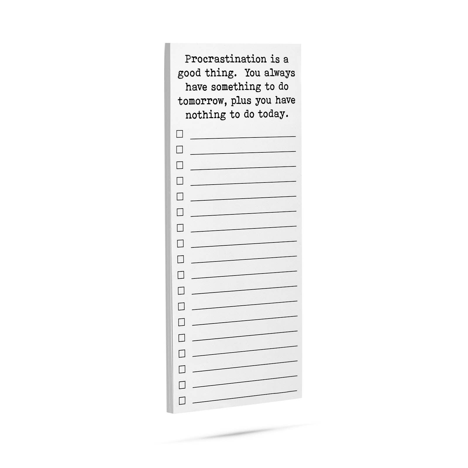 ellembee gift - Wholesale Notepad - Procrastination is a good thing funny and clever list pad4
