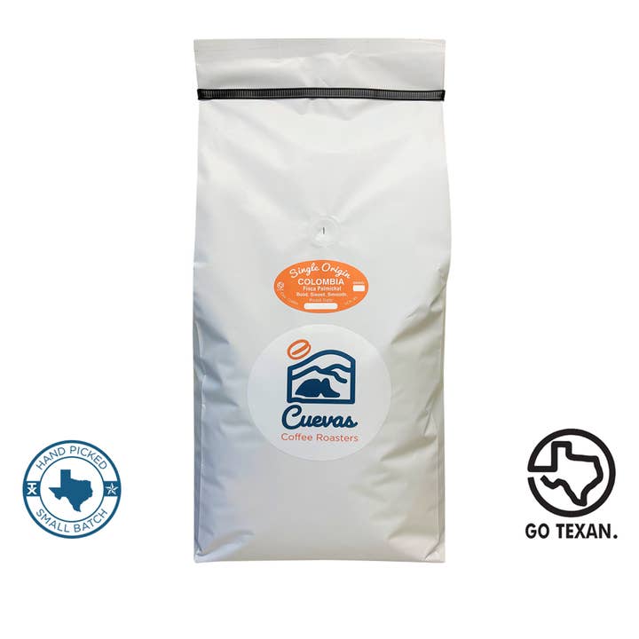 5 lb. Whole Bean Bags for wholesale by Cuevas Coffee Roasters