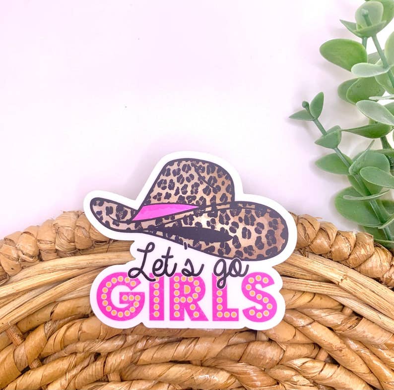MarieDesignCo - Wholesale Sticker - Let's go meisjes sticker, Shania Twain sticker, western sticker4