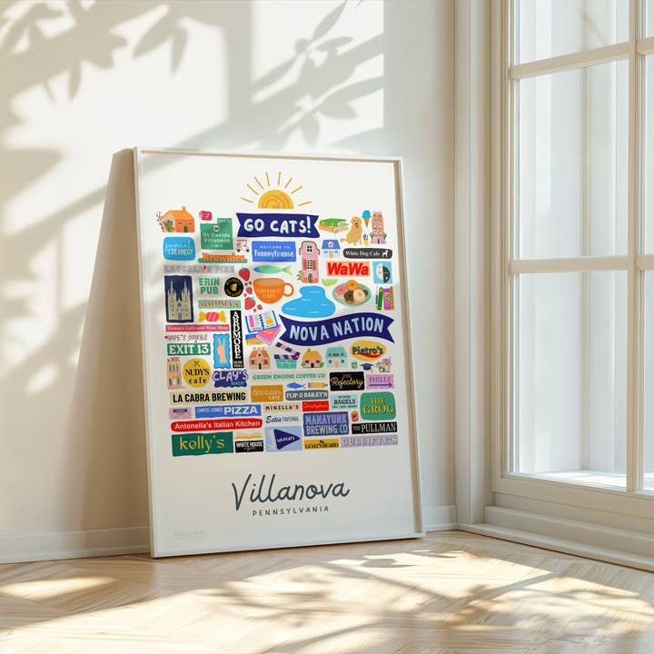 SochCo Designs - Wholesale Art Print - Villanova, PA2