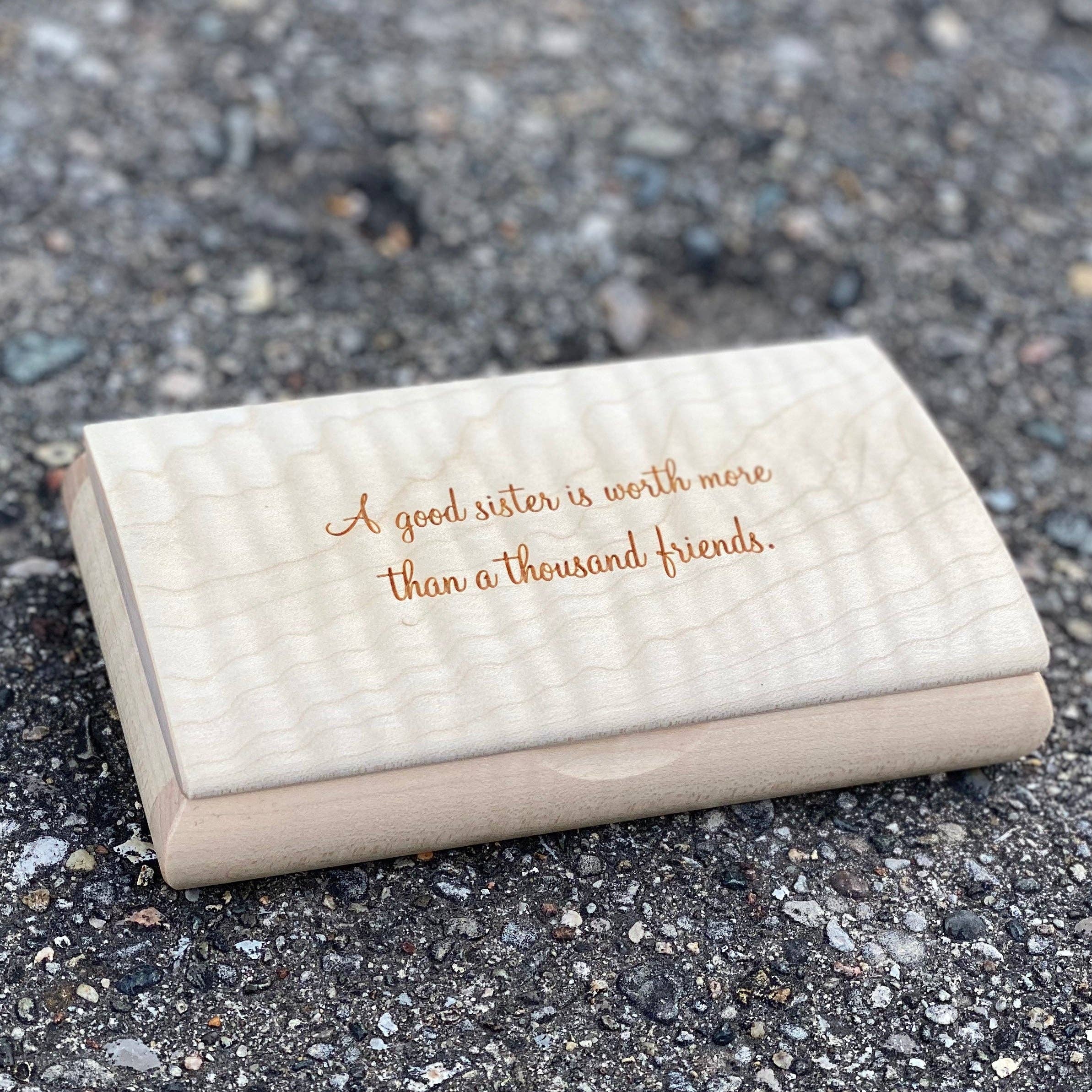 Mikutowski Woodworking - Wholesale Decorative Box - Wooden Possibility Box Engraved with Best Selling Quotes18