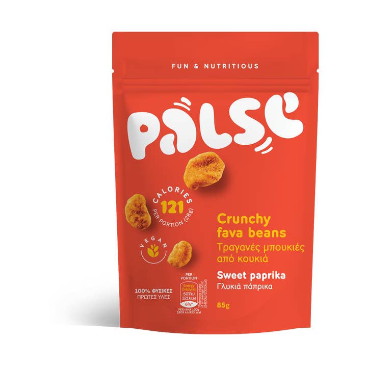 Palse - Wholesale Nuts - Crunchy Fava Beans - Sweet Paprika 8x85g0