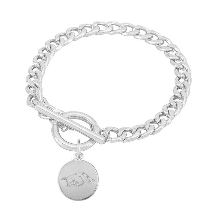 Bracelet en Pennylane des Arkansas Razorbacks pour la vente par Shelby & Grace