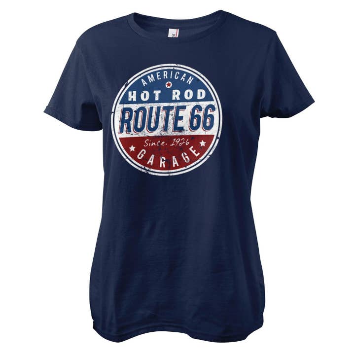 Route 66 - Hot Rod Garage Girly Tee för wholesale av Hybris Production AB