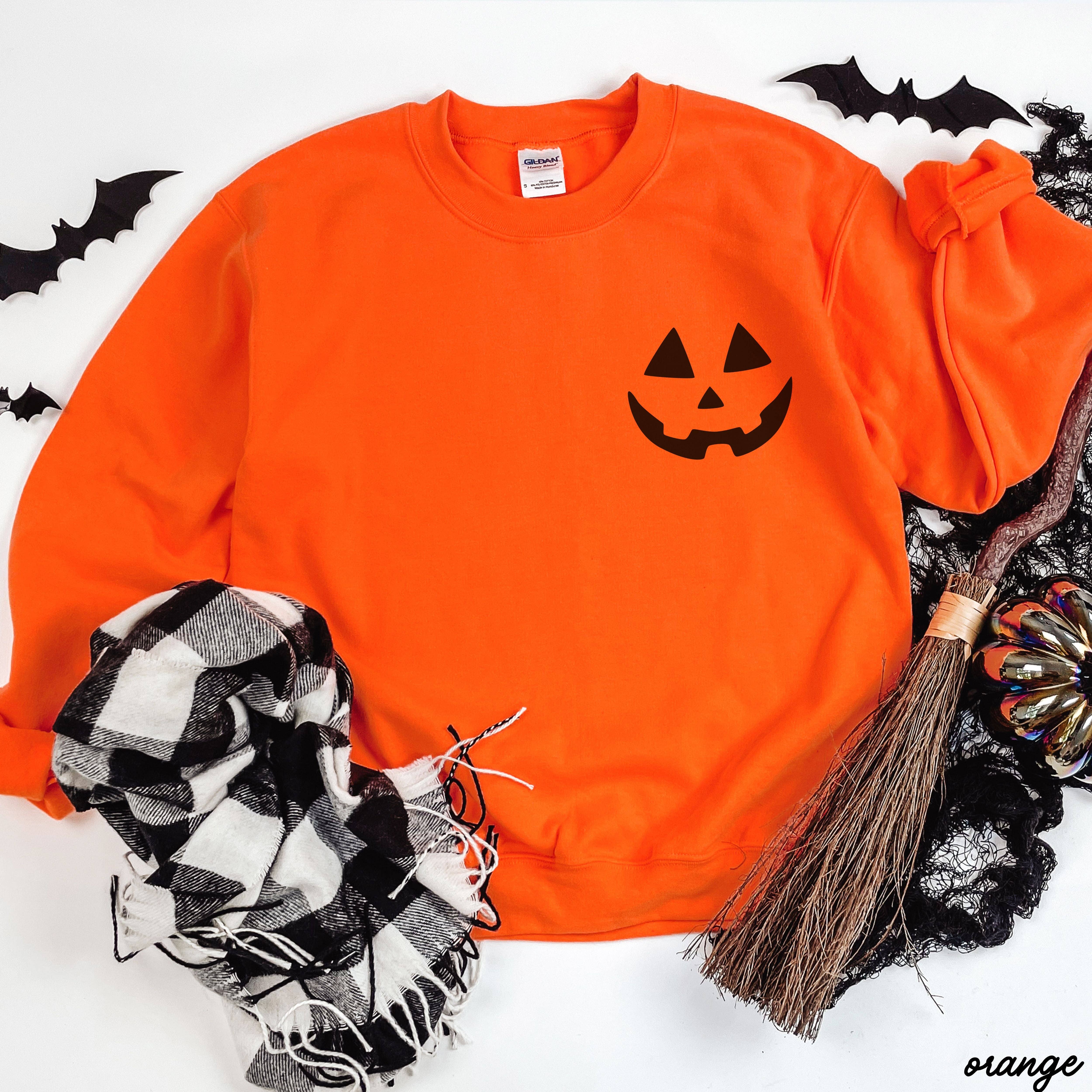 Chloe Vs Tank - Wholesale Graphic Sweatshirt - Unisex - Jack-O-Lantern Face Sweatshirt *5 Colors (S-3X)3