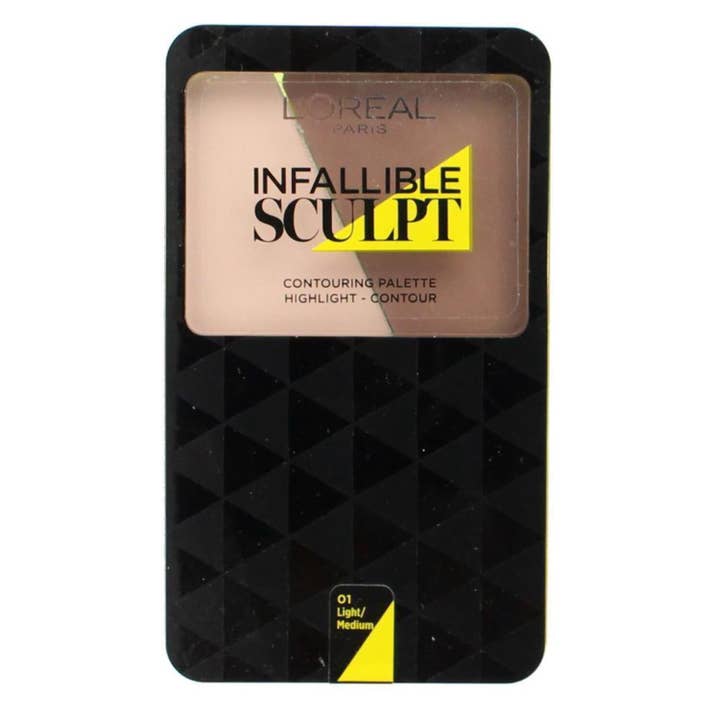 L'Oréal 10g Palette de Contouring Infallible Sculpt - 01 Clair/Moyen pour la vente par Super Stock Wholesale