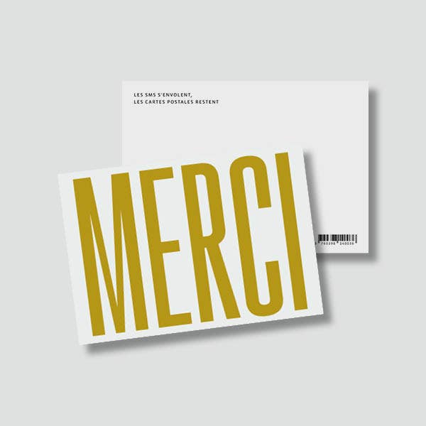 Le shop de Bulma - Wholesale Thank You Card - "Classic" Card: Thank you (with envelope)2