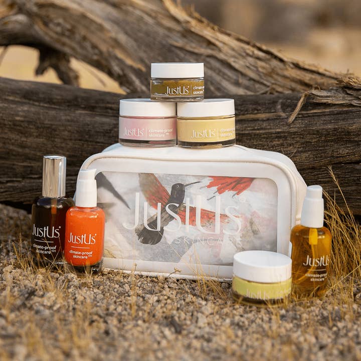 Håndværkskollektion - Aktiv botanisk hudpleje til SWAG: Hængende hud + Rynker + Alderspletter + Glød for engroshandel hos JustUs Skincare