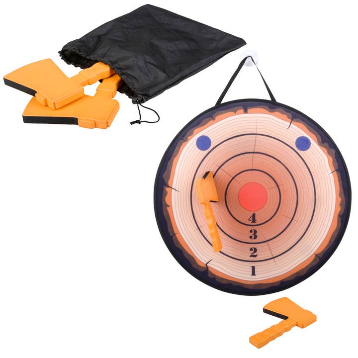 (T) LARGE FOAM AXE THROWING GAME for wholesale by The Toy Network