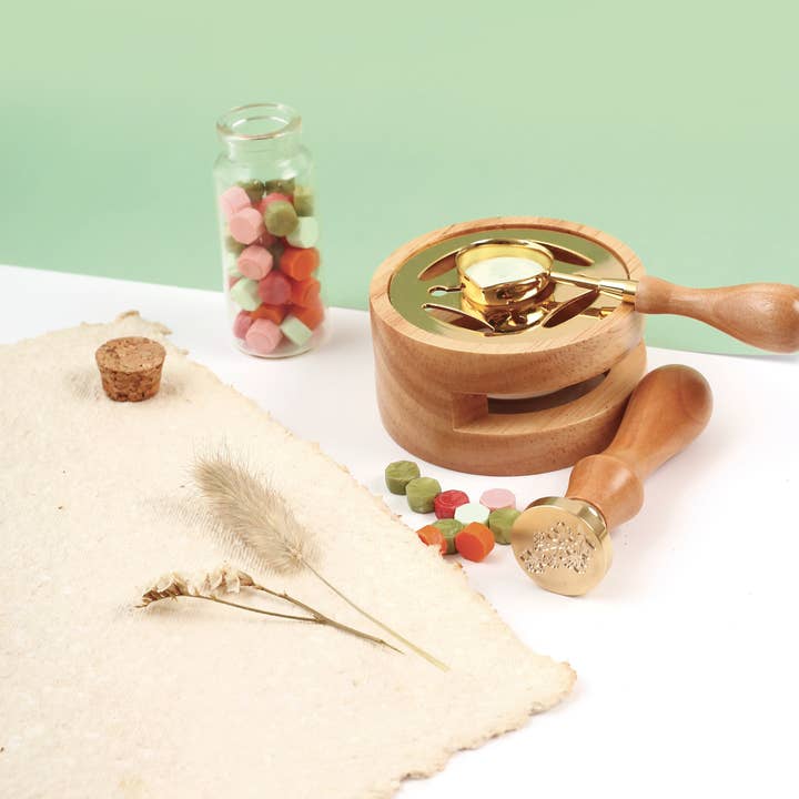 Graine Créative – wholesale Återförsäljarskyltning – Kit för blomformad sigill och förseglingsvax7