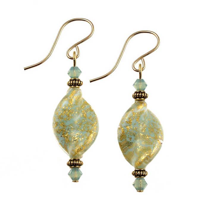 SE-546 Oorbel Twist Pacific Opal voor wholesale door Andrea Menghetti