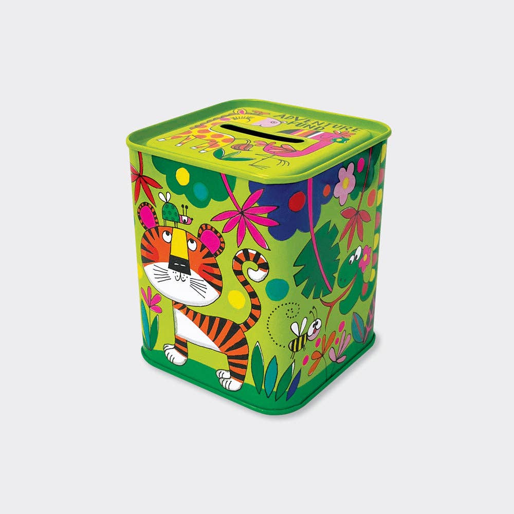 Rachel Ellen Designs – wholesale Money/piggy bank – Child & baby – Money Box - Adventure Fund/Jungle Animals