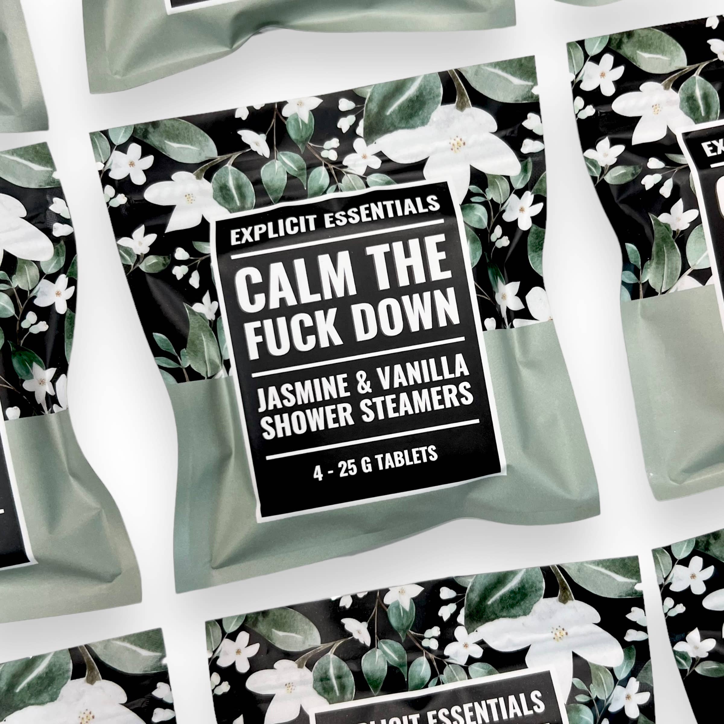 Explicit Essentials - Wholesale Shower Steamer/Bomb - Calm TF Down Shower Steamers4