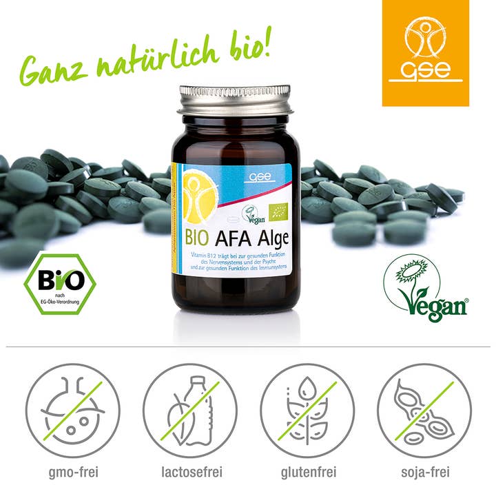 GSE organic supplements - Wholesale Oral Supplement/Vitamin - Afa algae (organic) - 60 tablets