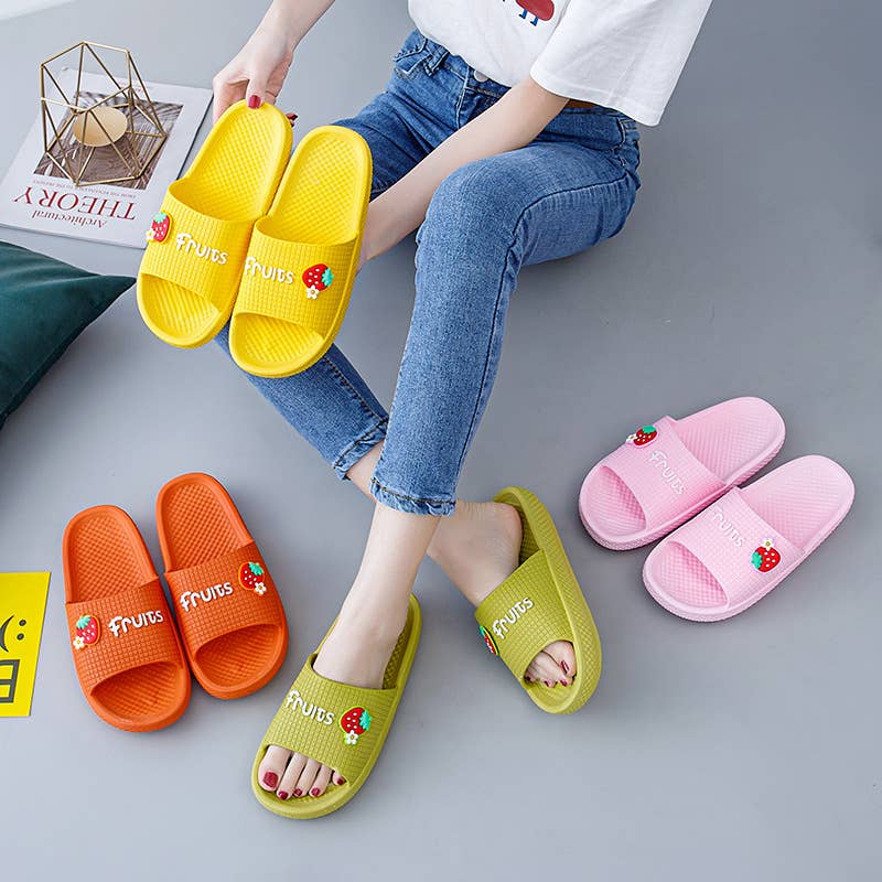 Suzie Q USA - Wholesale Slippers - Women's - Fruits Summer Daily Home and Outdoor Slippers7