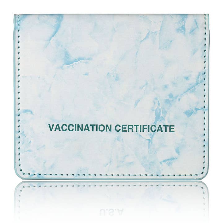 Ole - Wholesale Card Holder - Women's - Marbling Vaccine Card Holder HB159027