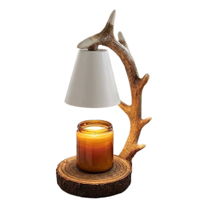 Candle Warmer Lamp - Antler Lamp - Candyl Caribou for wholesale by Candyl