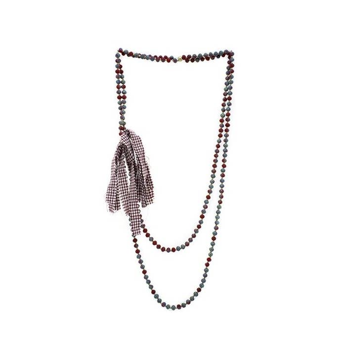 Miss Minna - Wholesale Choker/Collar - π Pearl Necklace with Elegant Bow1