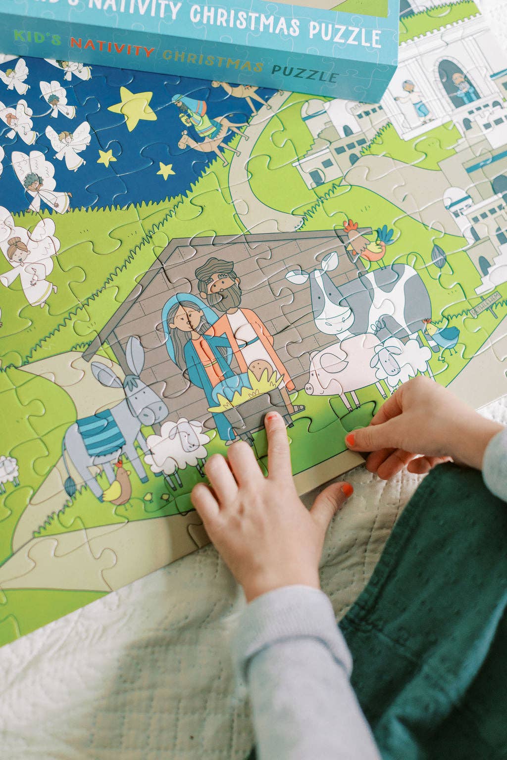 Tiny Theologians - Wholesale Puzzle - Kids - Journey to the Manger - 100 Piece Puzzle5