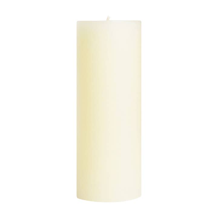 Mole Hollow Candles - Vente Bougies piliers - Bougies cylindriques parfumées à la vanille française - Choisissez parmi 3 tailles !