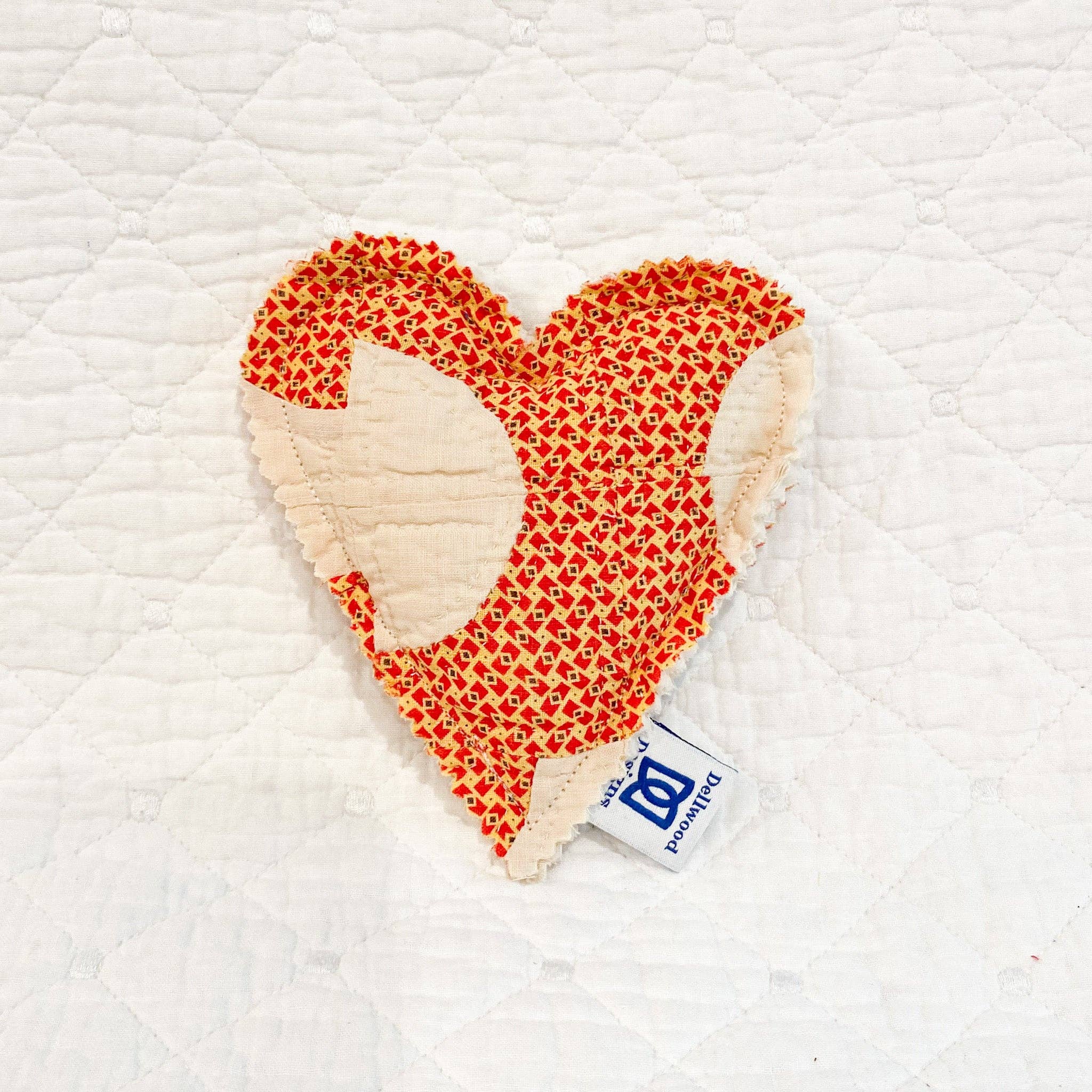 Dellwood Designs - Wholesale Sachet - Heart Lavender Sachet–Handmade with Assorted Antique Quilts 6