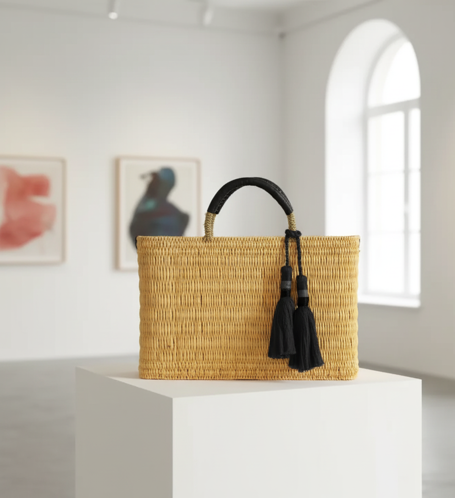 High crafty - Wholesale Beach Bag - Medina Tassel Basket – Handmade Rattan Tote Bag | Moroccan S2