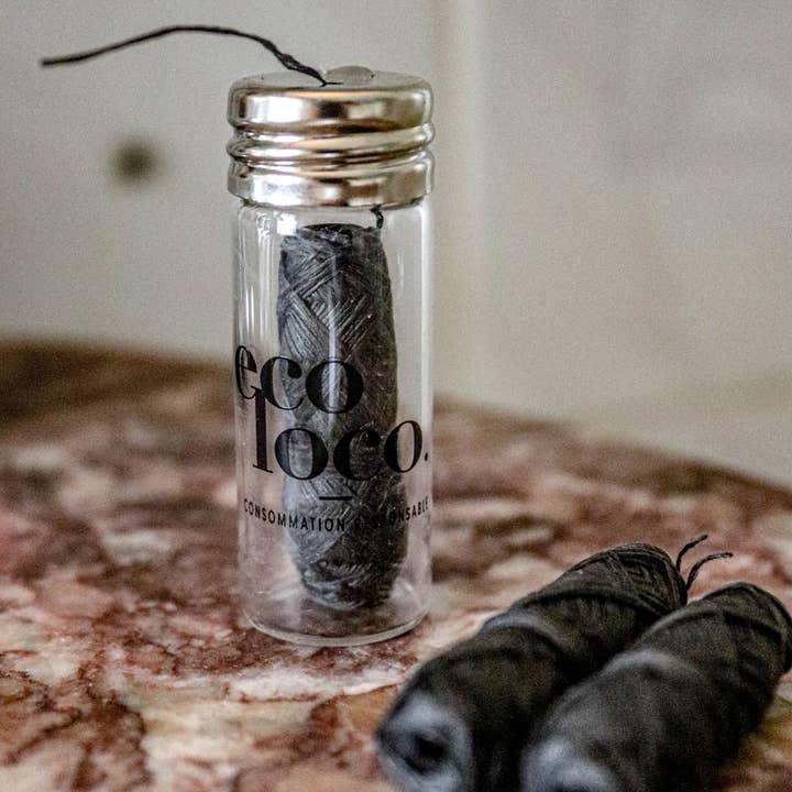 Vegan biodegradable Dental Floss - Bottle and refills for wholesale by Eco Loco