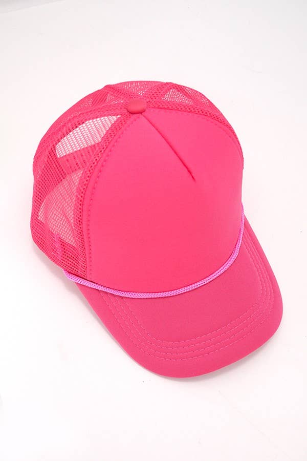 JOSSLYN by wall to wall - Wholesale Trucker Hat - Women's - TRUCKER HAT FOAM FRONT MESH BACK HAT CAP | 40HW7259