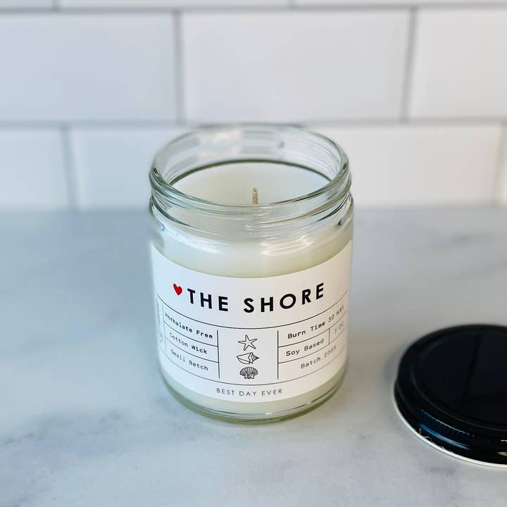 Rambling Caravan - Wholesale Jar/Filled Candle - The Shore Candle4