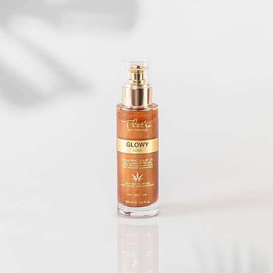 Glowy Gold Body Oil for wholesale by That'so Skincare