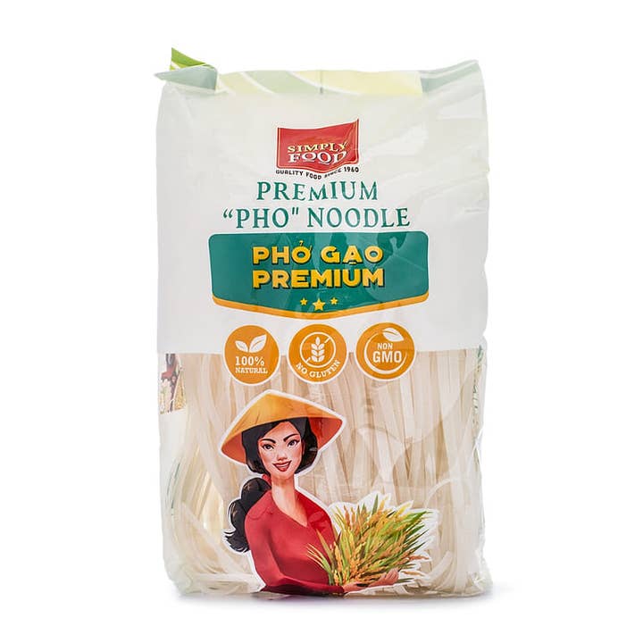 L&F Universal Goods - Wholesale Rice - Simply Food Premium Pho Rice Nodles 30PKS/500g