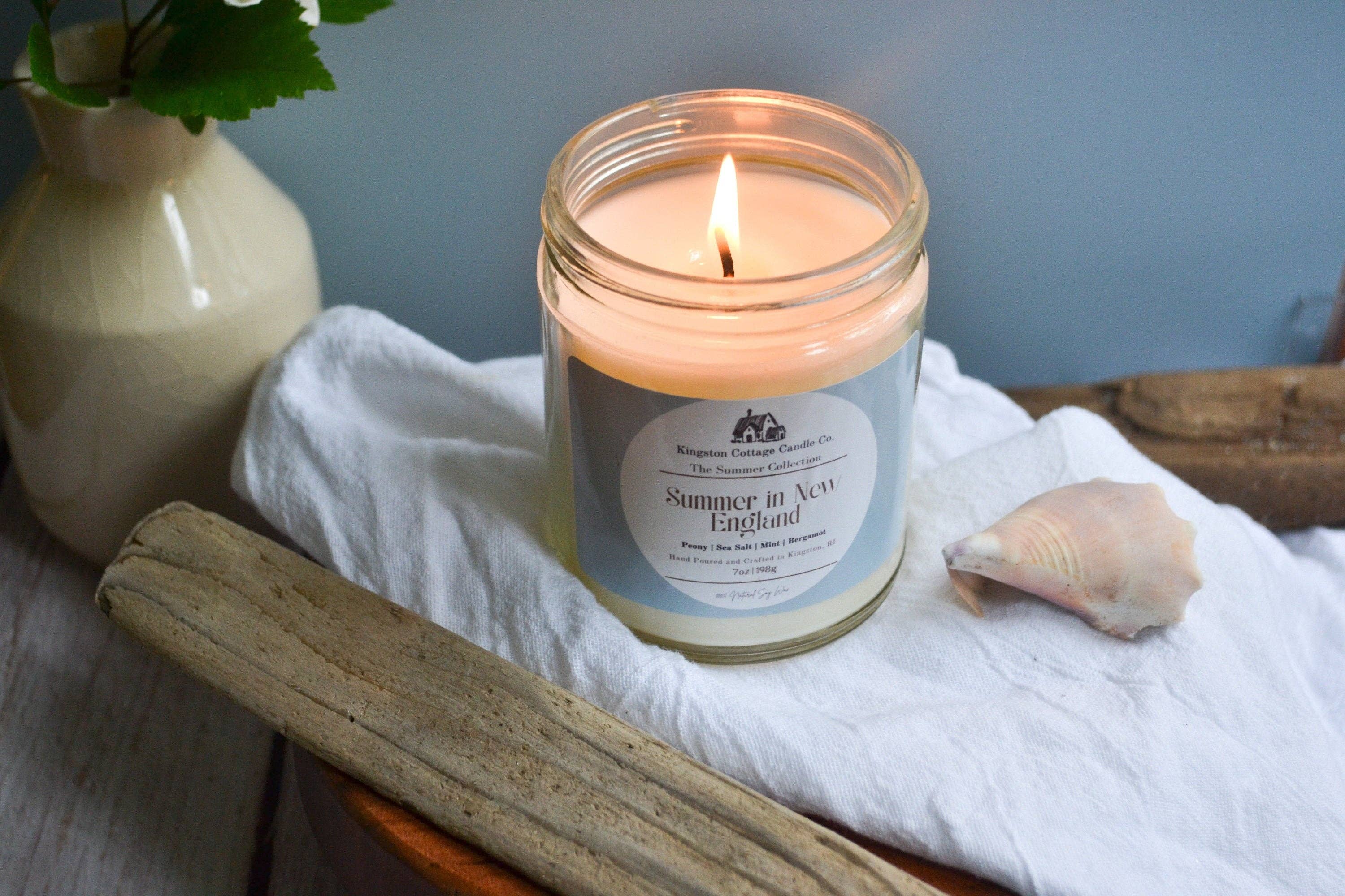 Kingston Cottage Candle Co. - Wholesale Jar/Filled Candle - Summer In New England Candle2