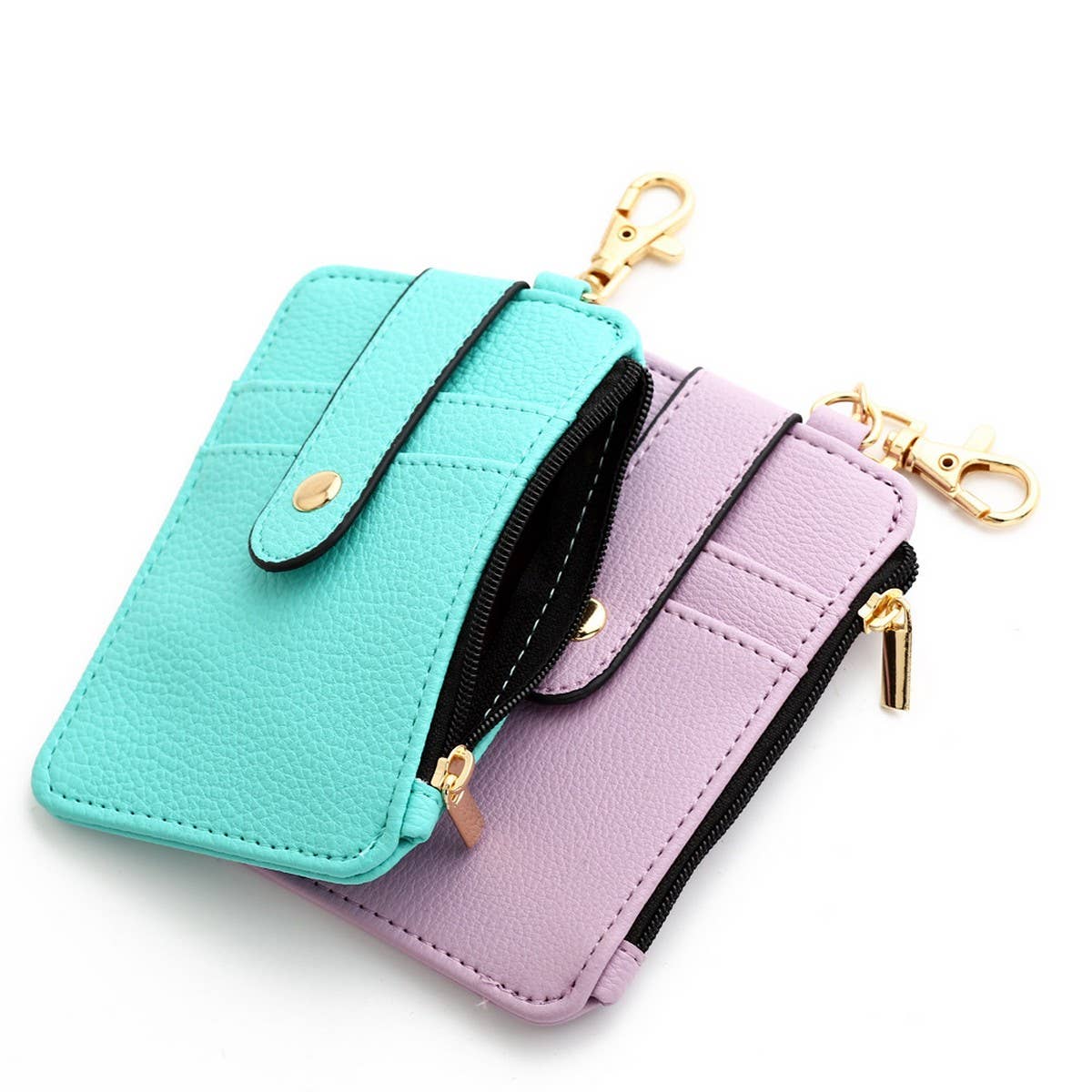 ACCITY - Wholesale Wallet - Women's - FOLDING VERTICAL ZIPPER CARD WALLET_CWAJE06672