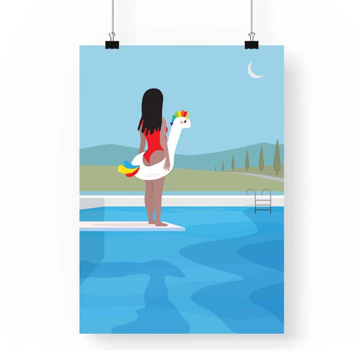 Artprint Duikplank for wholesale by Burones