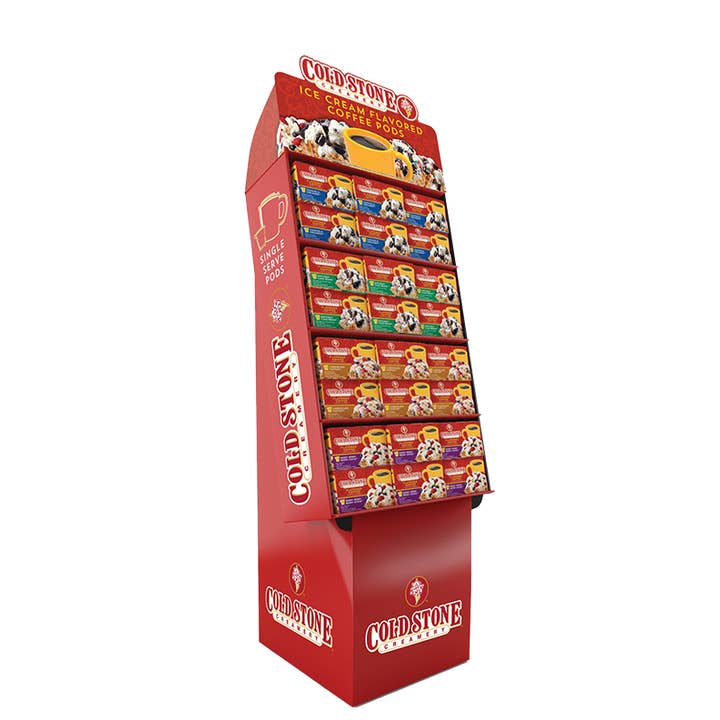 Cold Stone Creamery 4 SKU Shipper (48 ct) for wholesale by Two Rivers Coffee