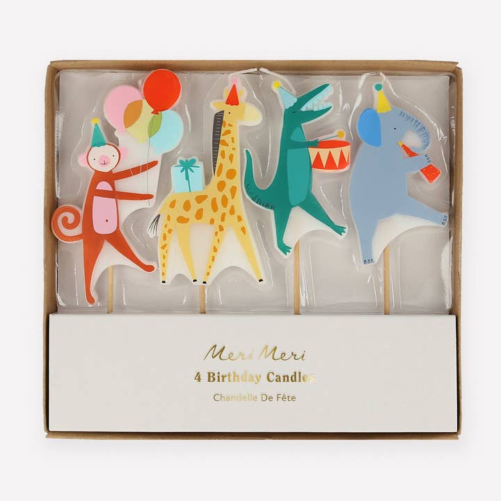 Tierparade-Kerzen für den Großhandel von Meri Meri