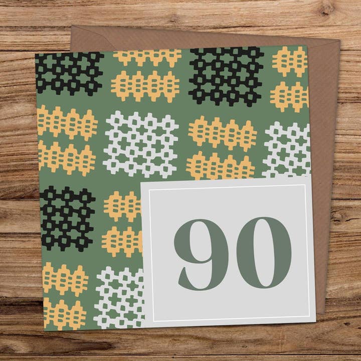 90 Age Male Birthday card for wholesale by Max Rocks