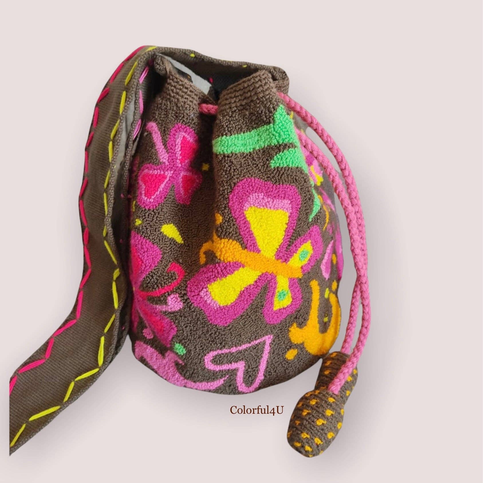Colorful 4U - Wholesale Crossbody Bag - Women's - Mirabel Encanto Crossbody Bag | Tapestry Embroidery Purse7