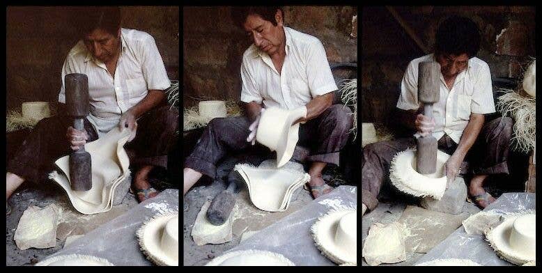 ECUALAMA - Wholesale Straw Hat - Unisex - Genuine Classic Fedora Panama Hat Handwoven In Ecuador - Natural Straw Color8