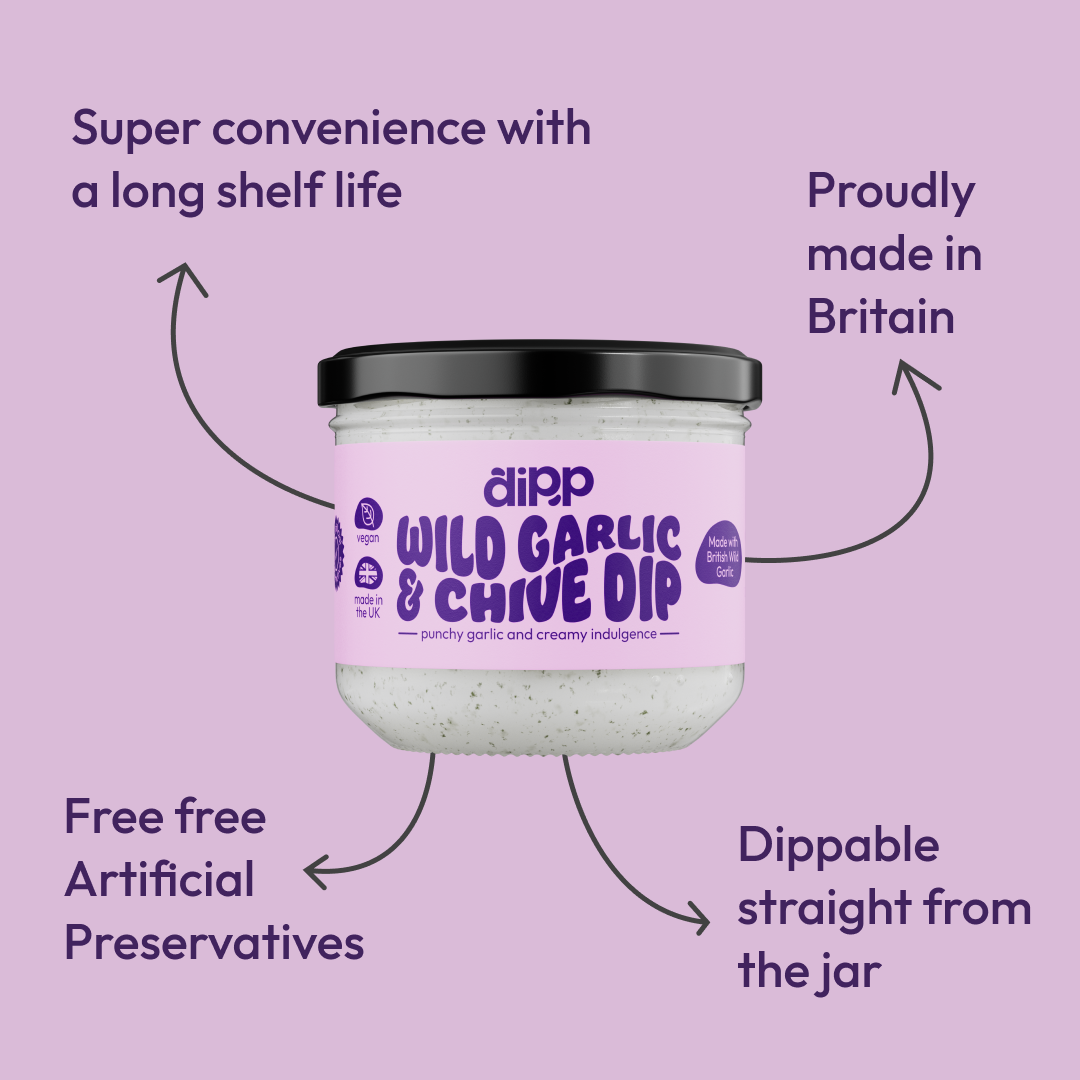 dipp – wholesale Dip – Dipp Wild Garlic & Chive Dip; No Artificial Preservatives3