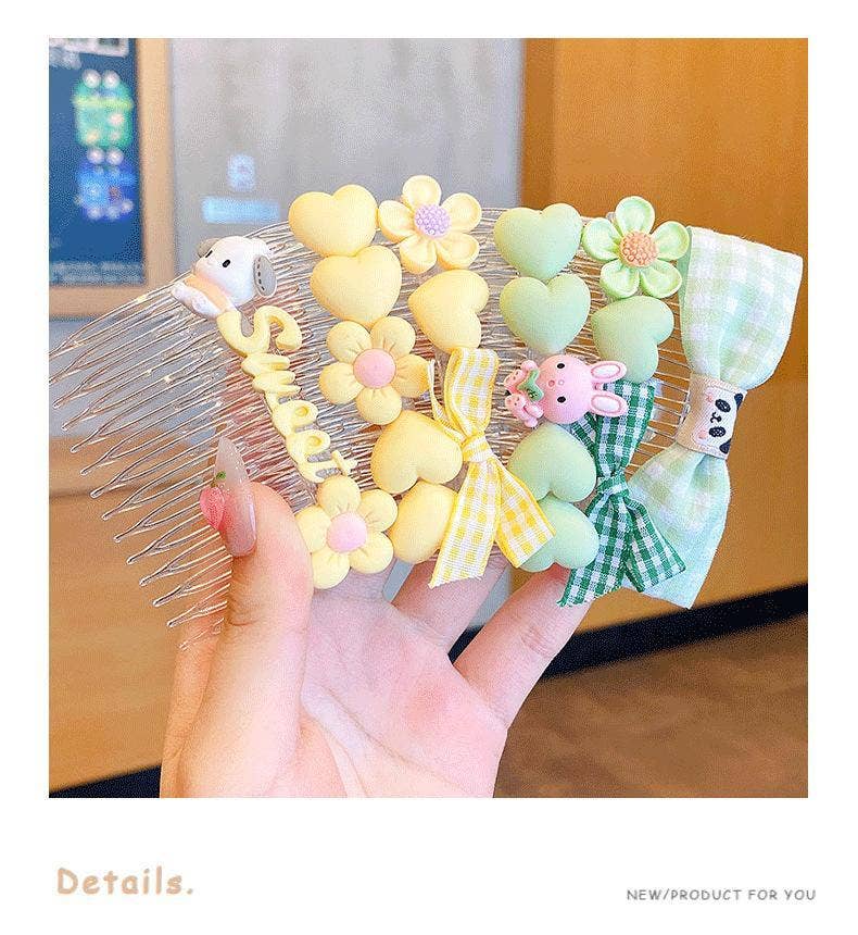 KiddieKickz - Wholesale Hair Clip - Kids - Children's Hairpin Comb Girl's Headdress 3pcs/set10