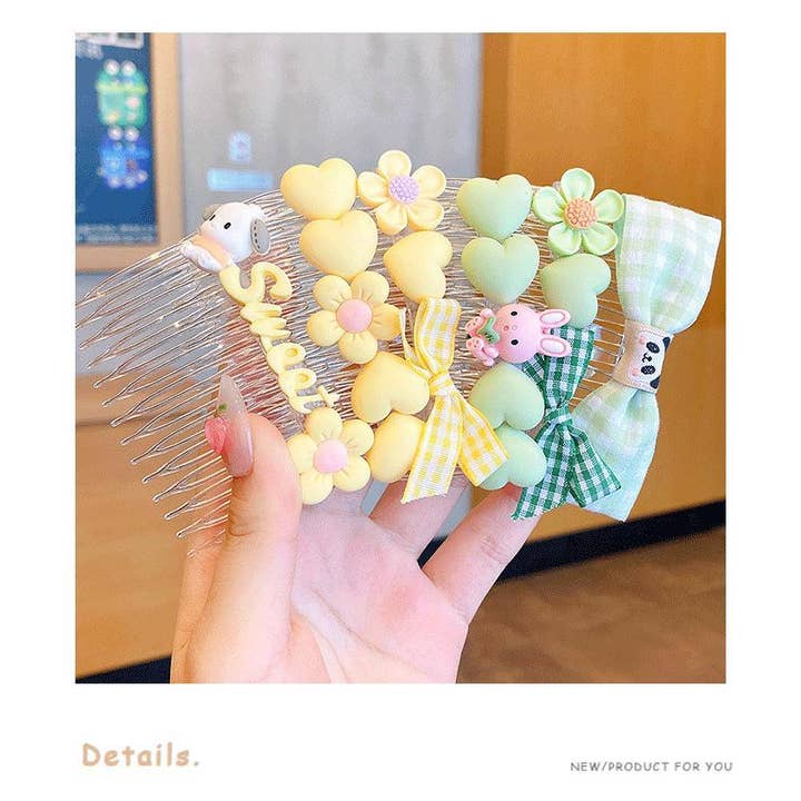 KiddieKickz - Wholesale Hair Clip - Kids - Children's Hairpin Comb Girl's Headdress 3pcs/set10