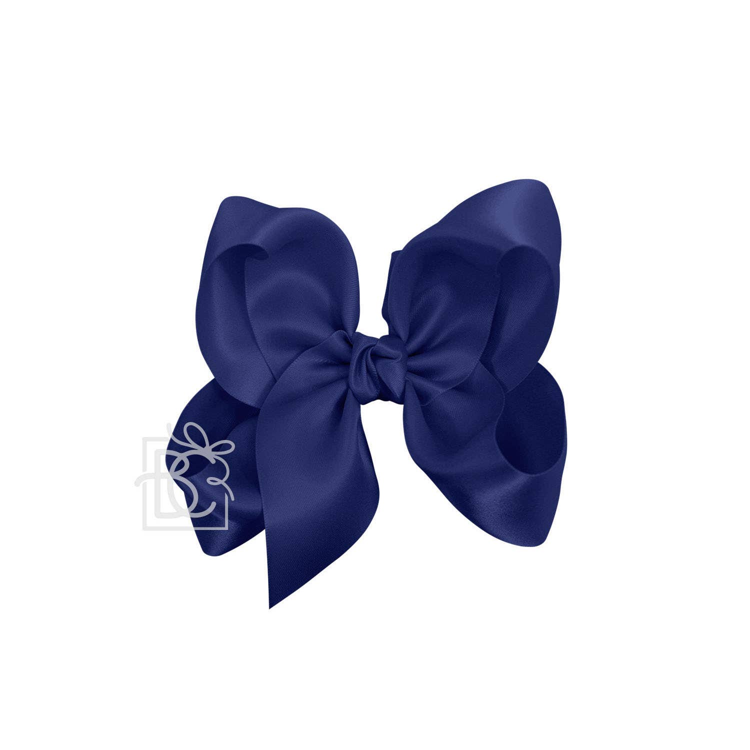 Beyond Creations, LLC - Wholesale Hair Bow - Kids - SATIN BOW ON CLIP157