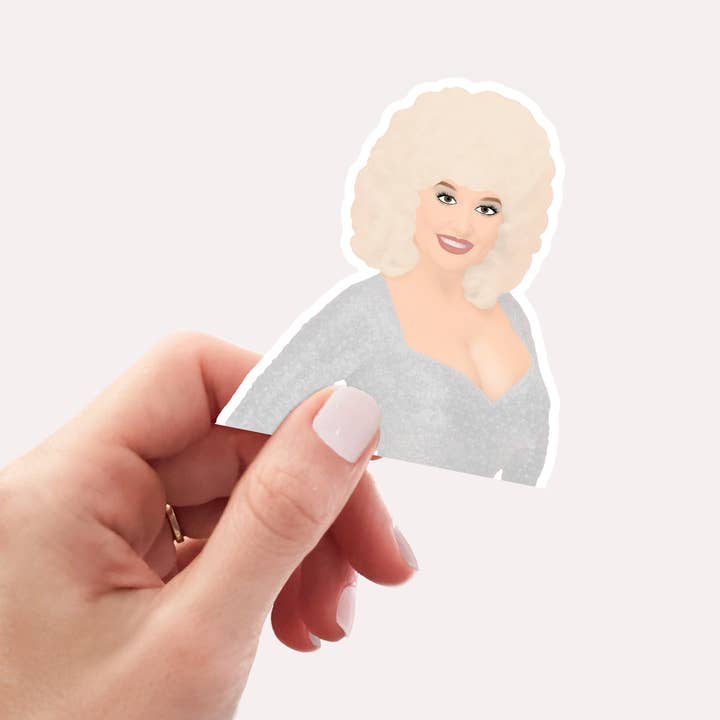 Dolly Parton Sticker for wholesale by Ashley Gail Creaties
